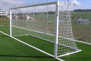 Сетка для футбольных ворот (нить 2,2 миллиметра, 7,5Х2,5Х(1Х2) ячейка 100Х100) - fgospostavki.ru - Кубинка