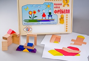Игровой набор Фребеля "Конструктор деревянный без соединений-2" (Серия "Эксперимент") - fgospostavki.ru - Кубинка
