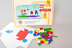 Игровой набор Фребеля "Конструктор плоскостной-1" (Серия "Эксперимент") - fgospostavki.ru - Кубинка