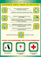 Таблица "Выполняйте опыты только по инструкции" (100х140 сантиметров, винил) - fgospostavki.ru - Кубинка