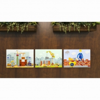 Комплект настенных панелей «Стройка» - fgospostavki.ru - Кубинка