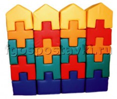 Мягкий модуль-конструктор "Строитель" (40 элементов) - fgospostavki.ru - Кубинка
