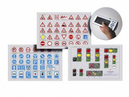 Базовый комплект светового оборудования "Дорожные знаки. Светофоры" с сенсорным беспроводным пультом дистанционного управления - fgospostavki.ru - Кубинка