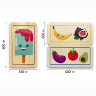 Набор стеновых панелей «Милая еда - Радуга вкуса» - fgospostavki.ru - Кубинка