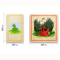 Набор стеновых панелей «Мир сказки - Волшебные герои» - fgospostavki.ru - Кубинка