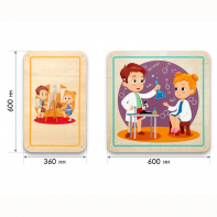 Набор стеновых панелей «Мои увлечения - Весёлые эксперименты» - fgospostavki.ru - Кубинка