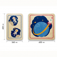 Набор стеновых панелей «Мы в Космосе - Первый полёт» - fgospostavki.ru - Кубинка