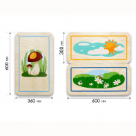 Набор стеновых панелей «Природа нашего края - Прогулка» - fgospostavki.ru - Кубинка