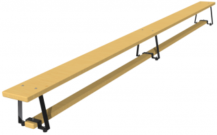 Скамейка гимнастическая (металлические ножки) (4 м)  - fgospostavki.ru - Кубинка