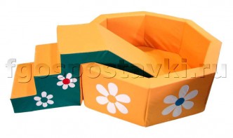 Бассейн "Ромашка" восьмигранный со ступенькой - fgospostavki.ru - Кубинка