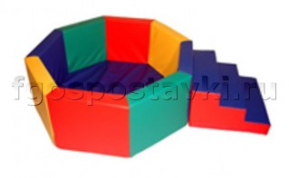 Сухой бассейн восьмигранный с лесенкой - fgospostavki.ru - Кубинка