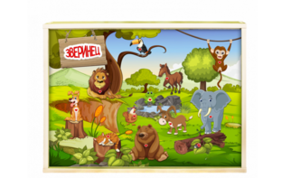 Интерактивная светозвуковая панель «Зверинец» - fgospostavki.ru - Кубинка