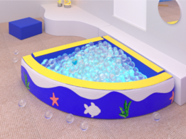 Бассейн угловой сухой бескаркасный - fgospostavki.ru - Кубинка