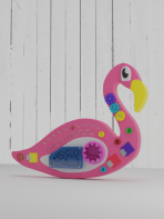 Бизиборд «Розовый фламинго» - fgospostavki.ru - Кубинка