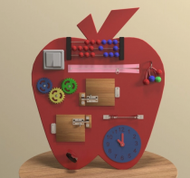 Бизиборд «Яблоко знаний» - fgospostavki.ru - Кубинка