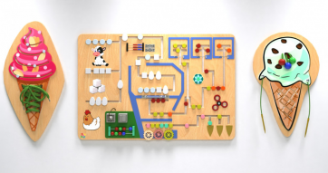 Комплект бизибордов «Фабрика мороженого» - fgospostavki.ru - Кубинка