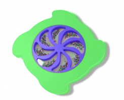 Тактильно-развивающая панель «Вращение радуги» - fgospostavki.ru - Кубинка