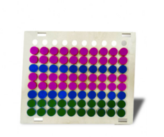 Тактильно-развивающая панель «Цветные фигурки» - fgospostavki.ru - Кубинка