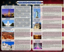 Стенд "Достопримечательности США" Вариант 2 - fgospostavki.ru - Кубинка