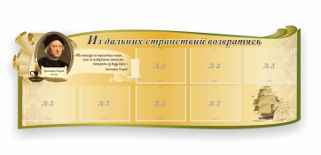 Стенд резной "Из дальних странствий возвратясь" - fgospostavki.ru - Кубинка