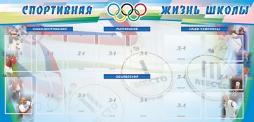 Стенд "Спортивная жизнь" Вариант 4 - fgospostavki.ru - Кубинка