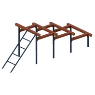 Элементы полосы препятствий "Разрушенная лестница" - fgospostavki.ru - Кубинка