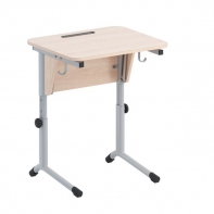 Стол ученический с наклоном столешницы (0-24°) на плоскоовальной трубе - fgospostavki.ru - Кубинка