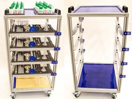 Мобильная стойка для хранения наборов ГИА по химии - fgospostavki.ru - Кубинка