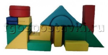 Мягкий модуль-конструктор "Стройка" (14 элементов) - fgospostavki.ru - Кубинка