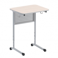 Стол ученический одноместный с перфорированной панелью - fgospostavki.ru - Кубинка