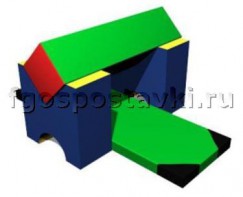 Модуль-трансформер № 8 (с брусом и V-опорами) - fgospostavki.ru - Кубинка