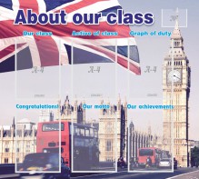 Стенд "About our class" - fgospostavki.ru - Кубинка