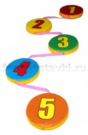 Дорожка "Змейка-шагайка-геометрическая" с цифрами - fgospostavki.ru - Кубинка