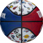 Мяч баскетбольный Wilson NBA All Team (размер 7, резина, тренировочный) - fgospostavki.ru - Кубинка